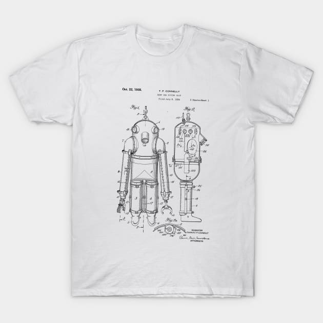 Patent Drawing T-Shirt by skstring